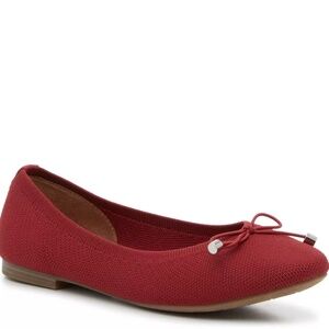 NEW Kelly & Katie Sasha Ballet Flat Heart Red 9M